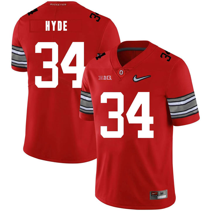 Ohio State Buckeyes 34 Carlos Hyde Red Diamond Nike Logo College Football Jersey Dzhi,We sell and wholesale Ohio State Buckeyes 34 Carlos Hyde Red Diamond Nike Logo College Football Jersey Dzhi on line form chian!